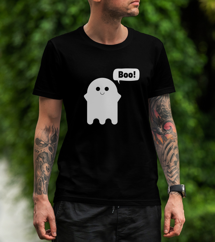 Cute Smiley Ghost Boo Edition T-Shirt