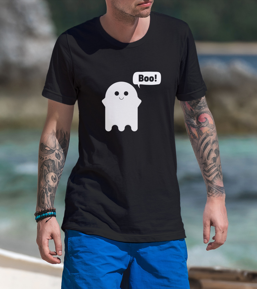 Cute Smiley Ghost Boo Edition T-Shirt