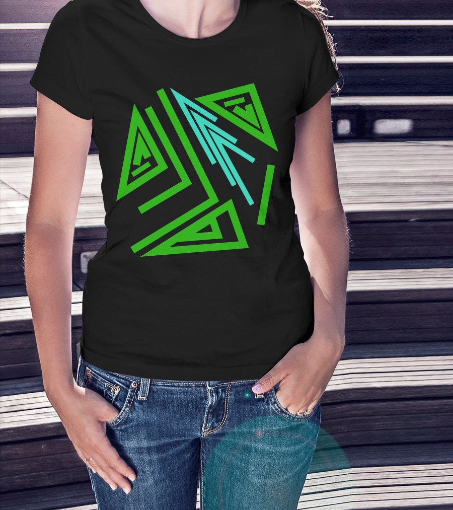 Mystical Geometry Alchemy Symbol And Magic Runes Sign T-Shirt