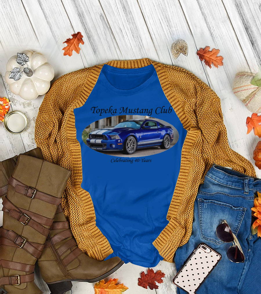 Topeka Mustang Club Celebrating 40 Years T-Shirt
