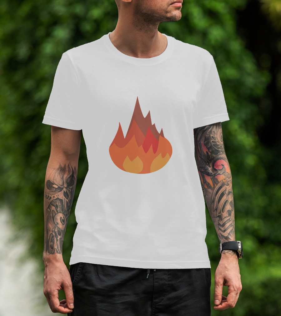 Sapnap Fire Icon Flame Symbol Gaming Merchandise T-Shirt