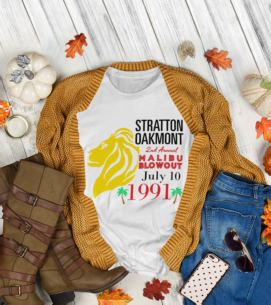 Stratton Oakmont 2nd Annual Malibu Blowout July 10 1991 T-Shirt
