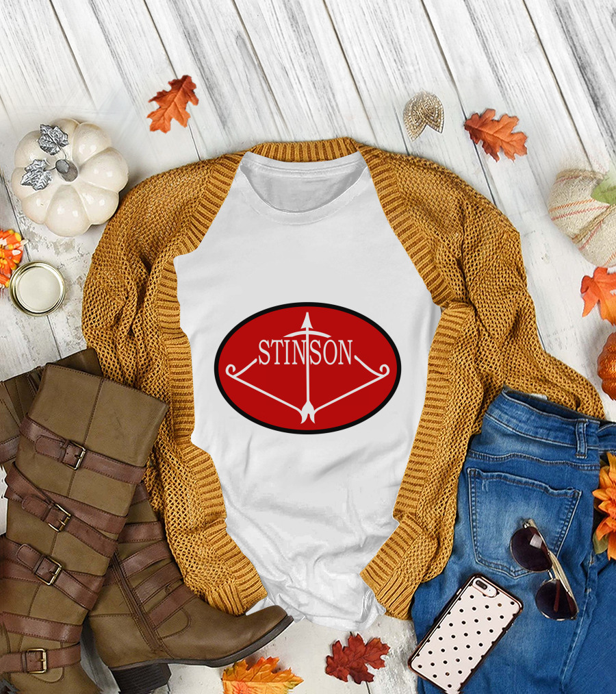Stinson Aircraft Company Red Oval Emblem T-Shirt
