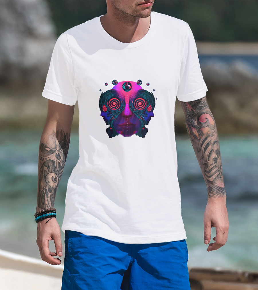 Rezz Beyond The Senses Psychedelic Faces T-Shirt