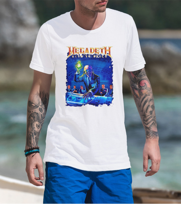Plus Size Megadeth Rust In Peace M234xl M494 Raglan Summer T-Shirt