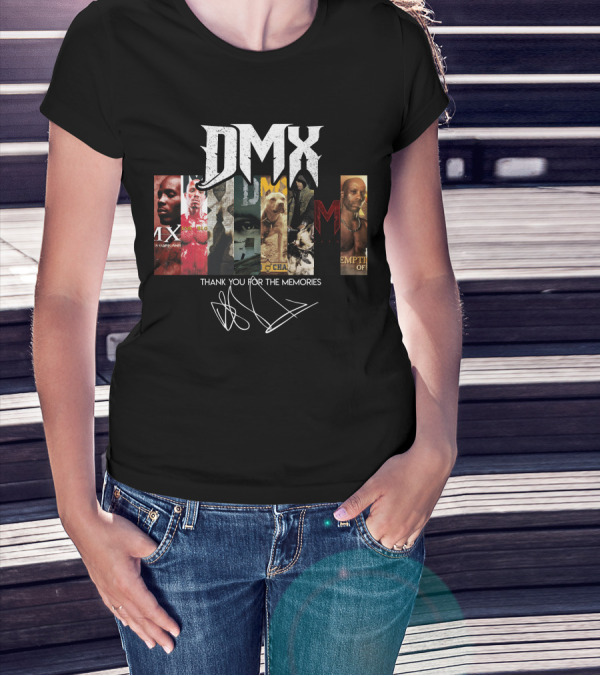 DMX Thank You For The Memories Album Covers Collage T-Shirt