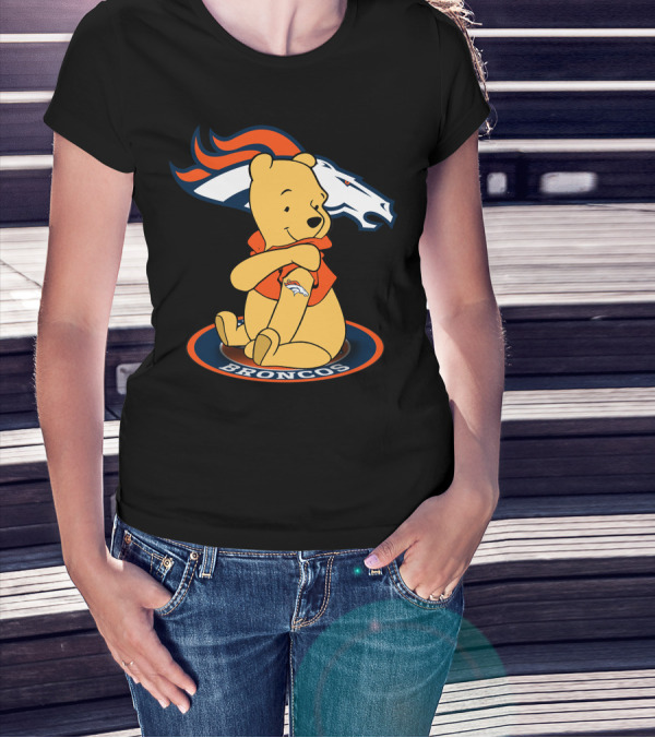 Pooh Broncos Denver Fusion T-Shirt