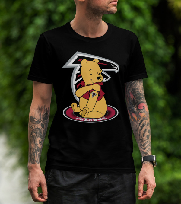 Winnie The Pooh Atlanta Falcons Crossover Fan T-Shirt