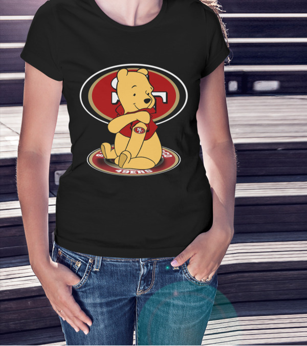 Pooh San Francisco 49ers T-Shirt