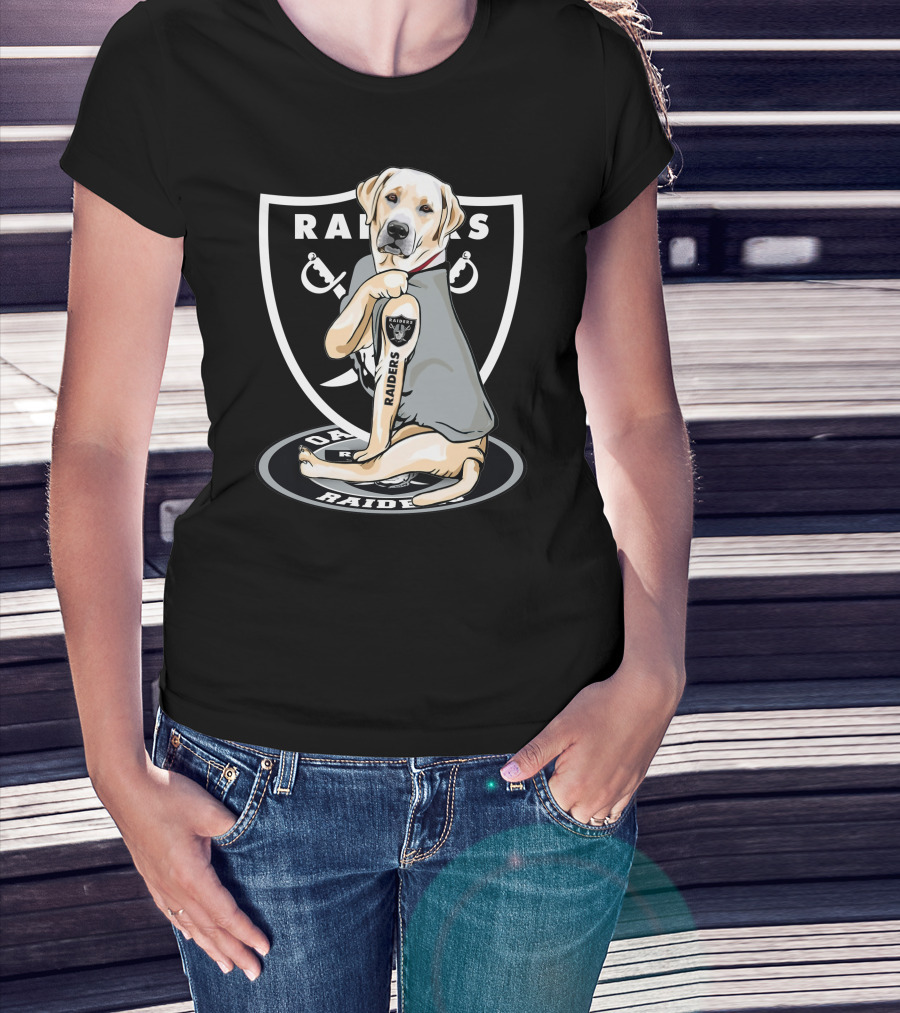 Las Vegas Raiders Labrador Dog Mascot T-Shirt