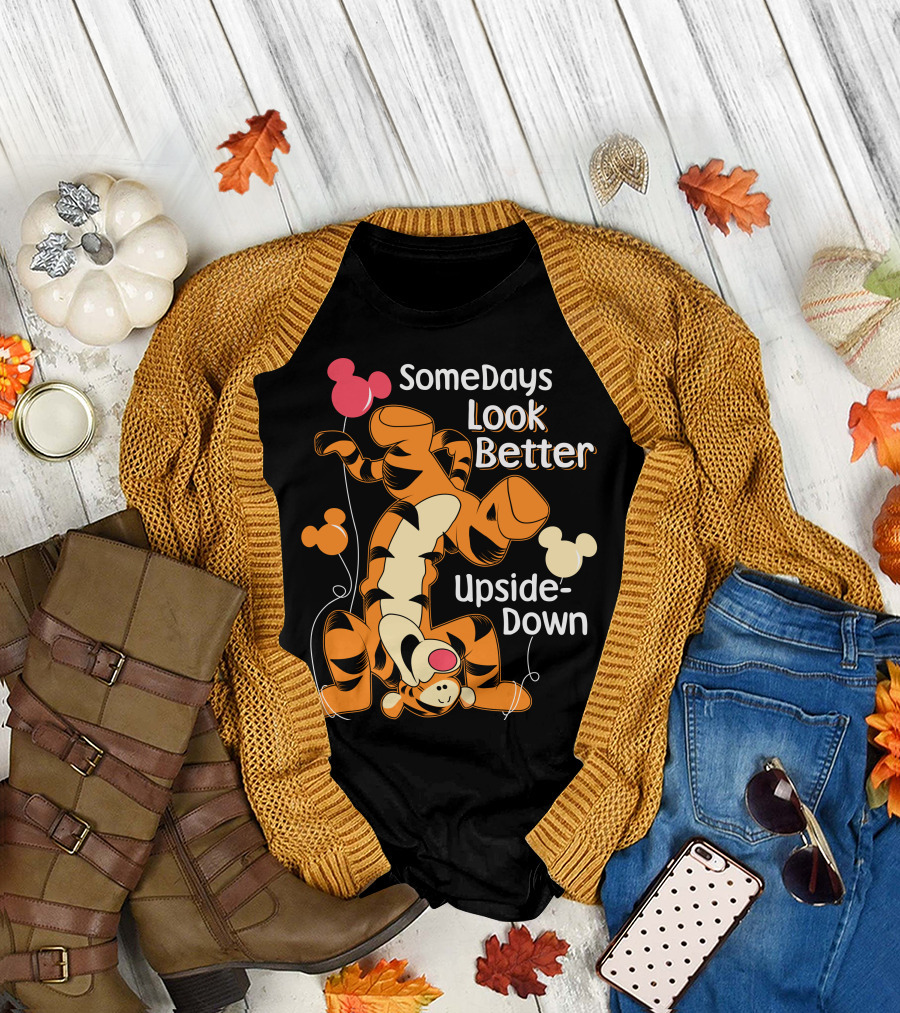 SomeDays Look Better Upside-Down Tigger T-Shirt