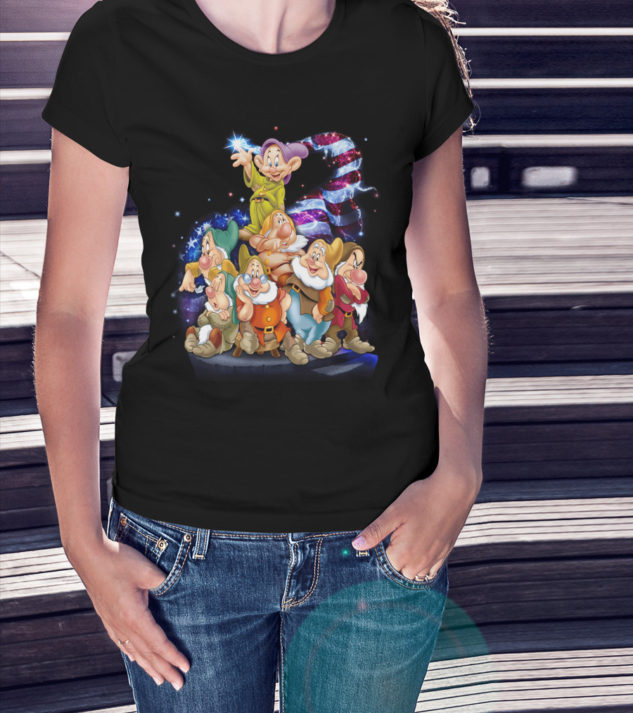7 Dwarfs Patriotic July Celebration T-Shirt