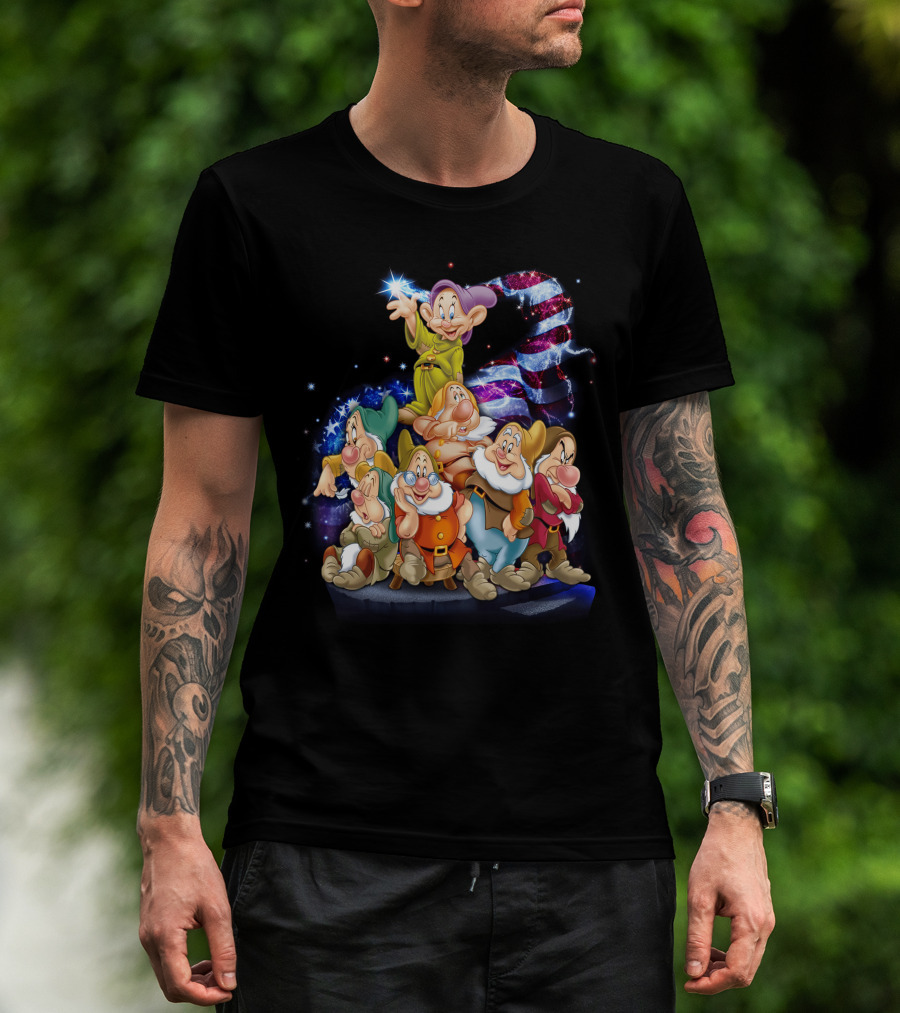 7 Dwarfs Patriotic July Celebration T-Shirt
