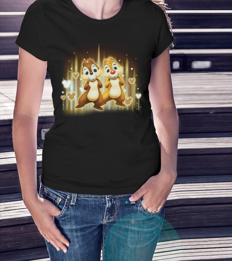 Chip And Dale Mickey Mouse Love T-Shirt