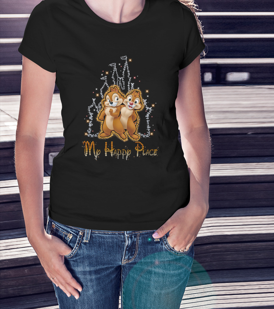 Chip N Dale My Happy Place T-Shirt