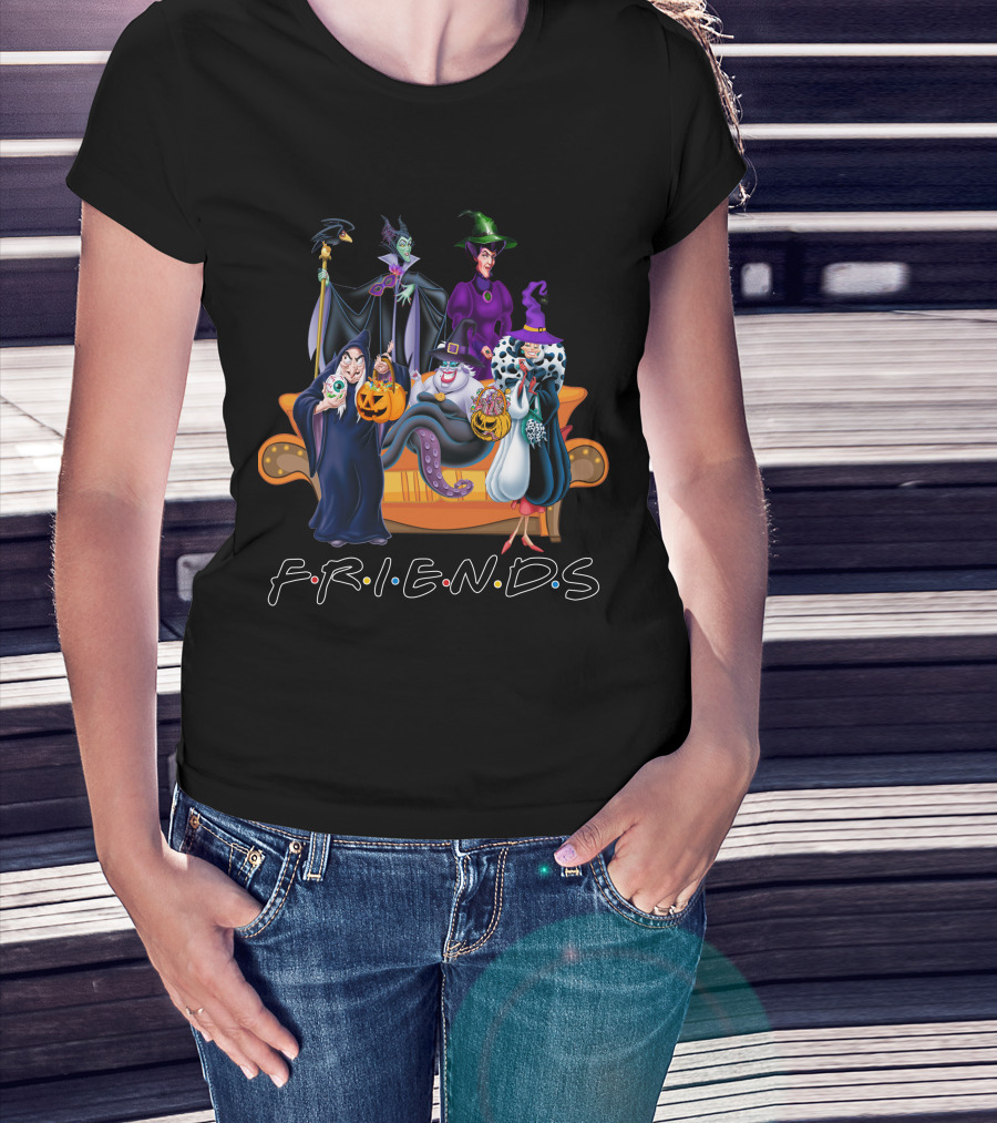 FRIENDS Villainous Halloween Couch Gathering T-Shirt