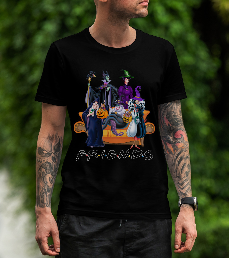 FRIENDS Villainous Halloween Couch Gathering T-Shirt