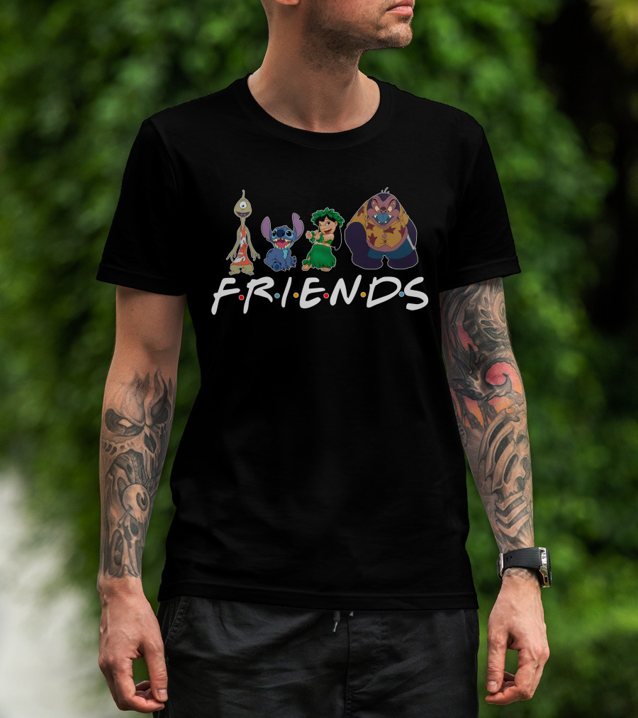 Stitch Friends Lilo Friends TV Show T-Shirt