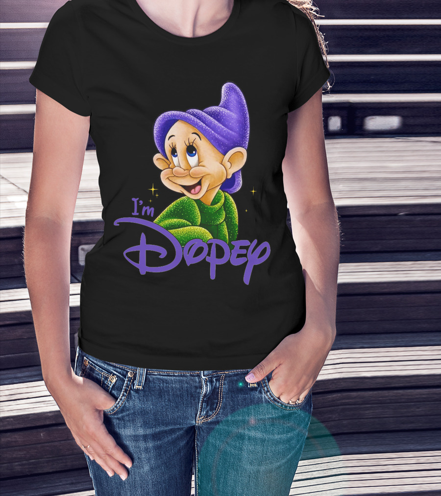 I'm Dopey Disney Character Sparkling T-Shirt