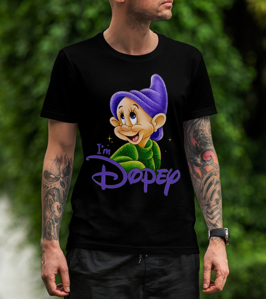 I'm Dopey Disney Character Sparkling T-Shirt
