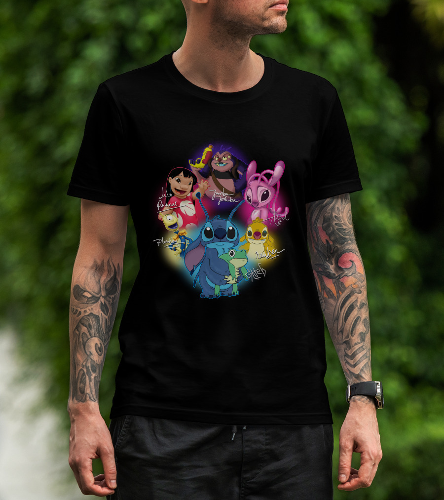 ST Signature Stitch Lilo Plokai Jumbaa Angel Reuben T-Shirt