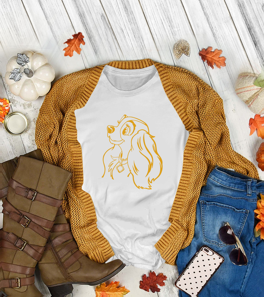 Lady Outline T-Shirt