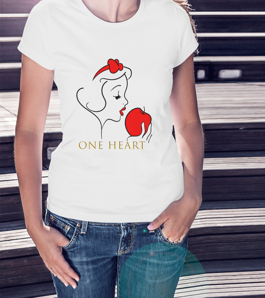 Snow White One Heart Apple T-Shirt