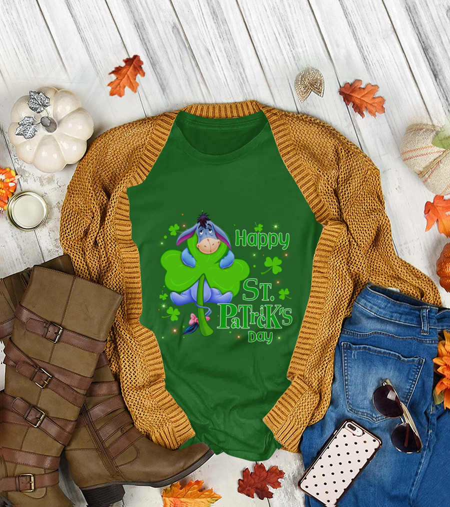 Happy Eeyore St. Patrick's Day T-Shirt
