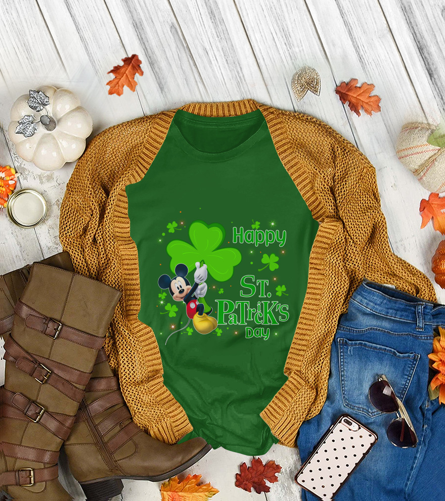 Mickey Happy St. Patrick's Day T-Shirt