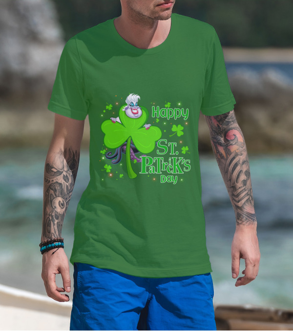 Happy St. Patrick's Day Ursula Shamrock T-Shirt