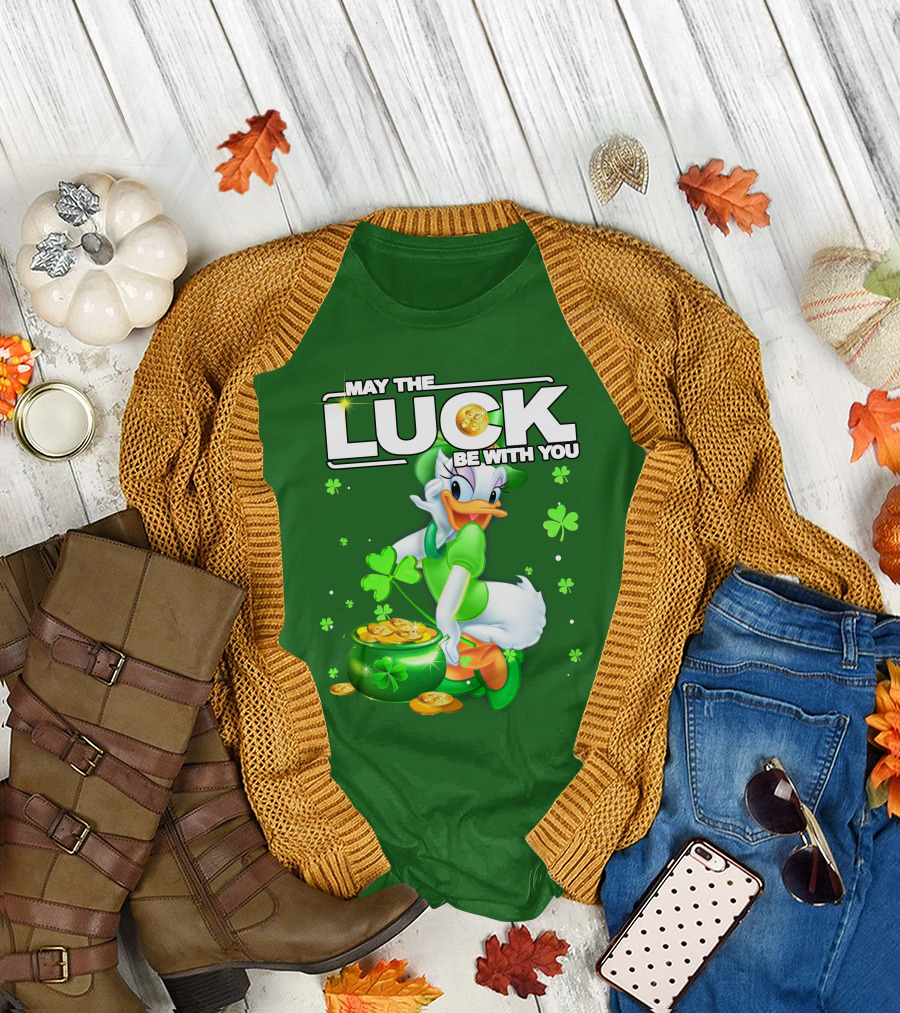 MAY THE LUCK BE WITH YOU DAISY LUCK ST PATRICK'S DAY T-Shirt