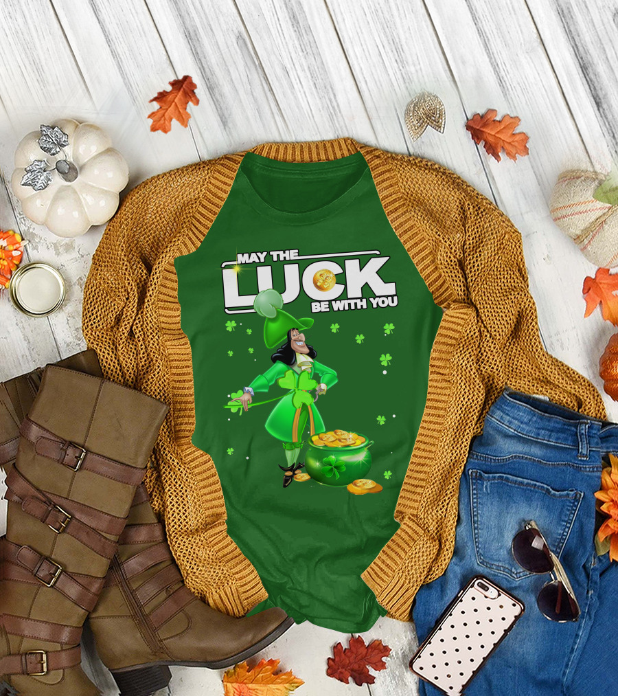 May the Luck Be With You St Patrick's Day Hook T-Shirt