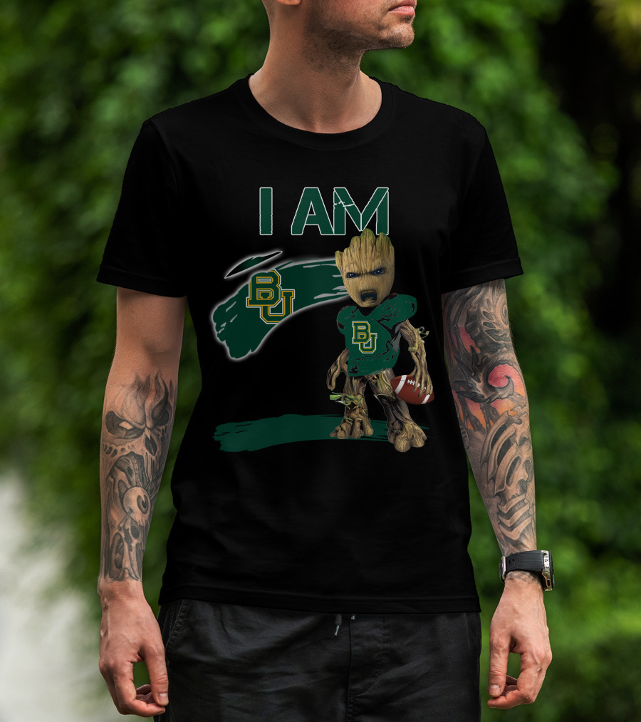 I AM BAYLOR BEARS BU Football Groot T-Shirt