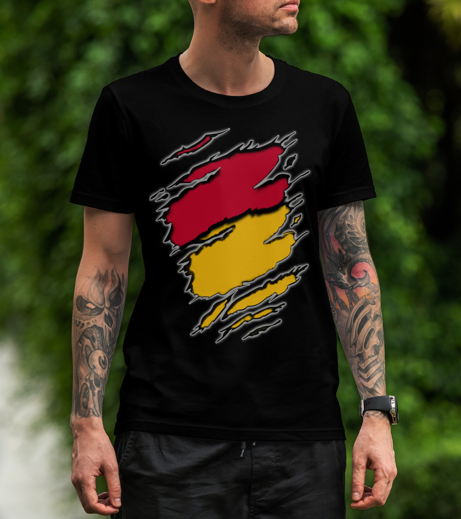 Steelers Redsox17 Dual Color Rip T-Shirt