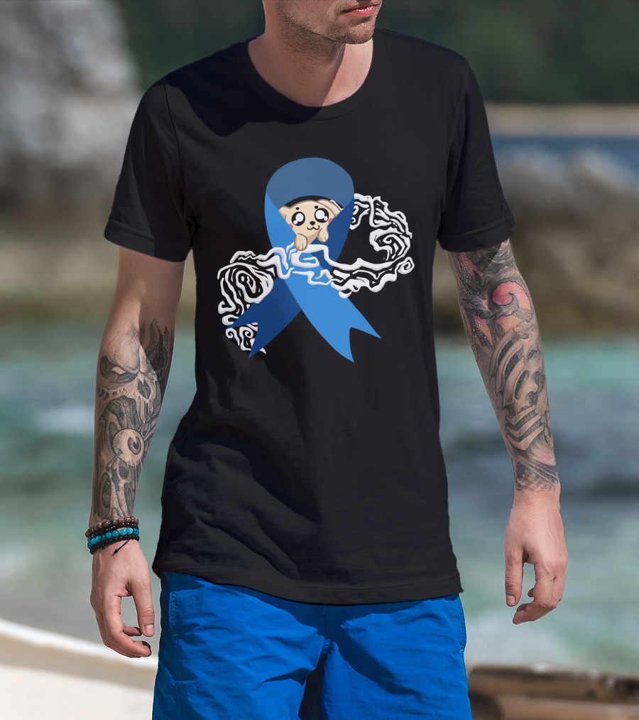 Light In The Fog Blue Ribbon Dog Collab T-Shirt