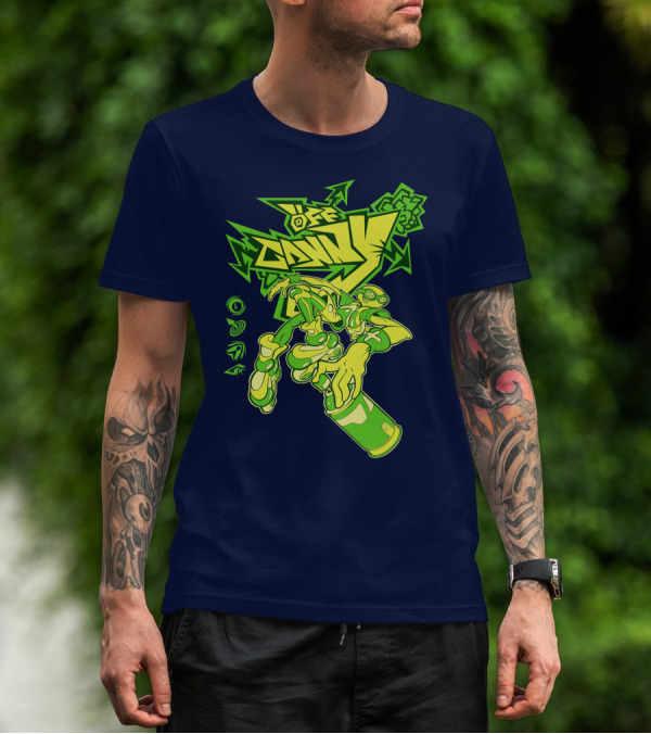 OFFCANNY New Merch Street Art Robot Graffiti T-Shirt