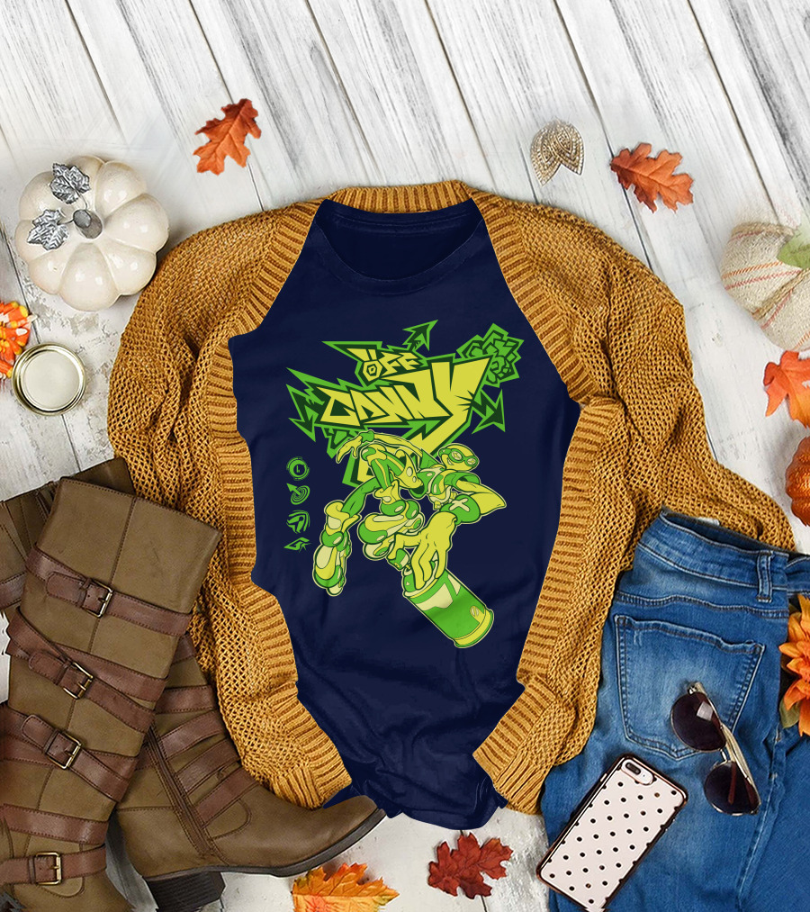 OFFCANNY New Merch Street Art Robot Graffiti T-Shirt