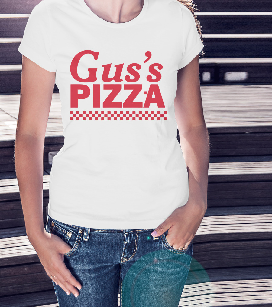 Gus's Pizza Checkered T-Shirt