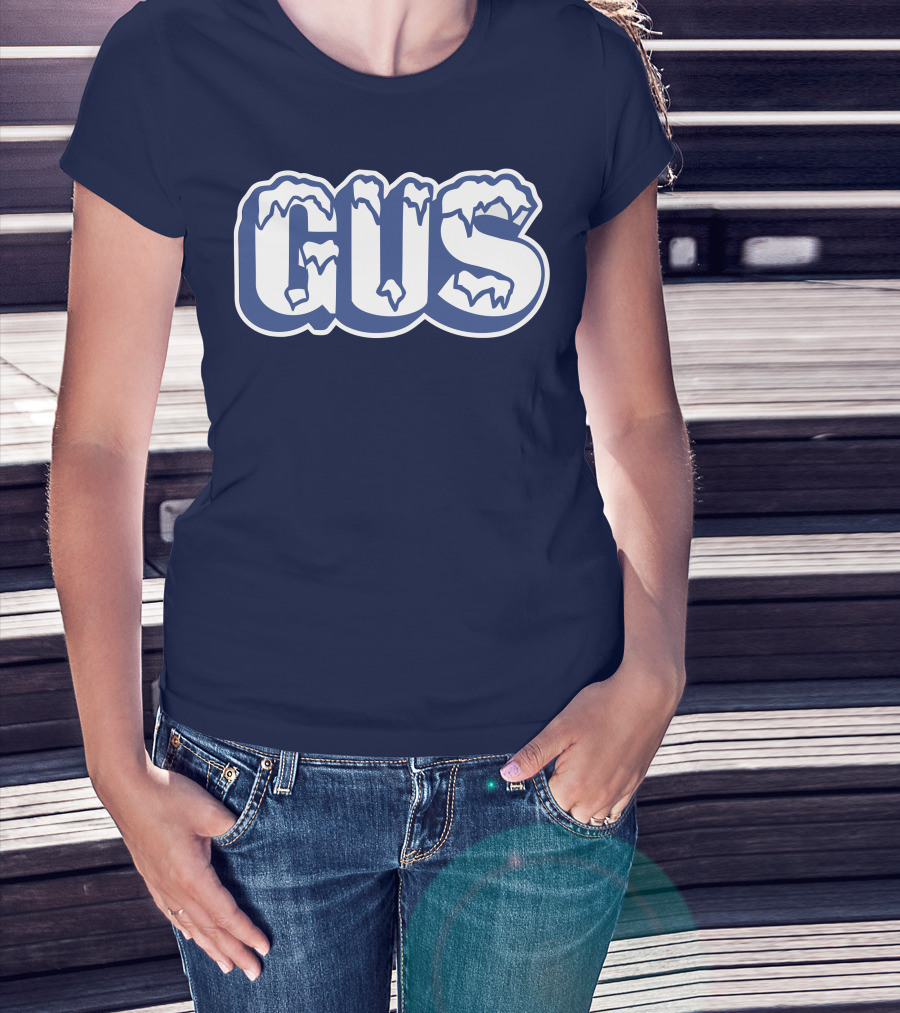 Gus Johnson Merch Ice Font T-Shirt