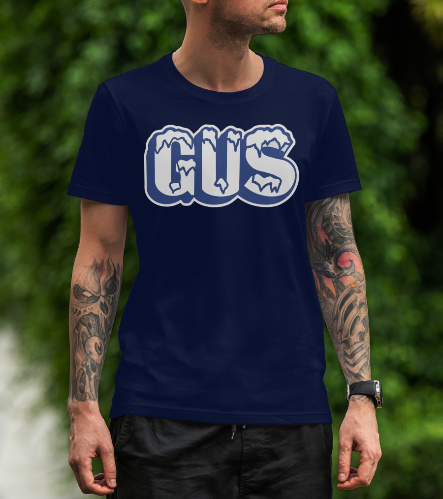 Gus Johnson Merch Ice Font T-Shirt