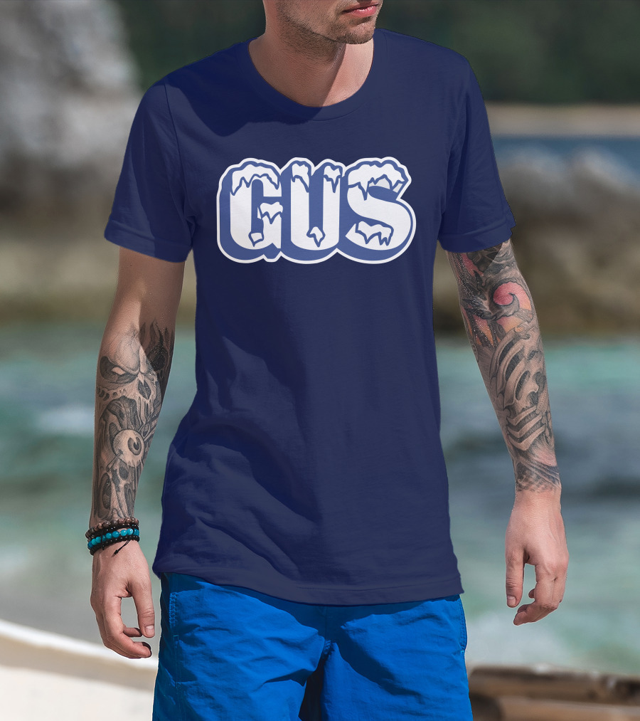Gus Johnson Merch Ice Font T-Shirt
