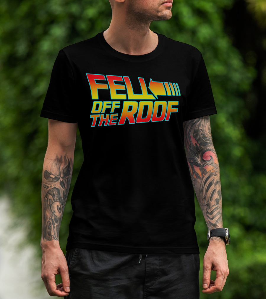 Fell Off The Roof Gus Johnson Shop Classic 80s T-Shirt
