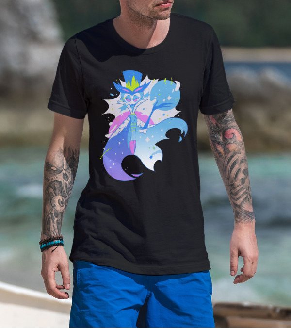 Hazbin Hotel New Merch Sir Pentious Vibrant Character T-Shirt