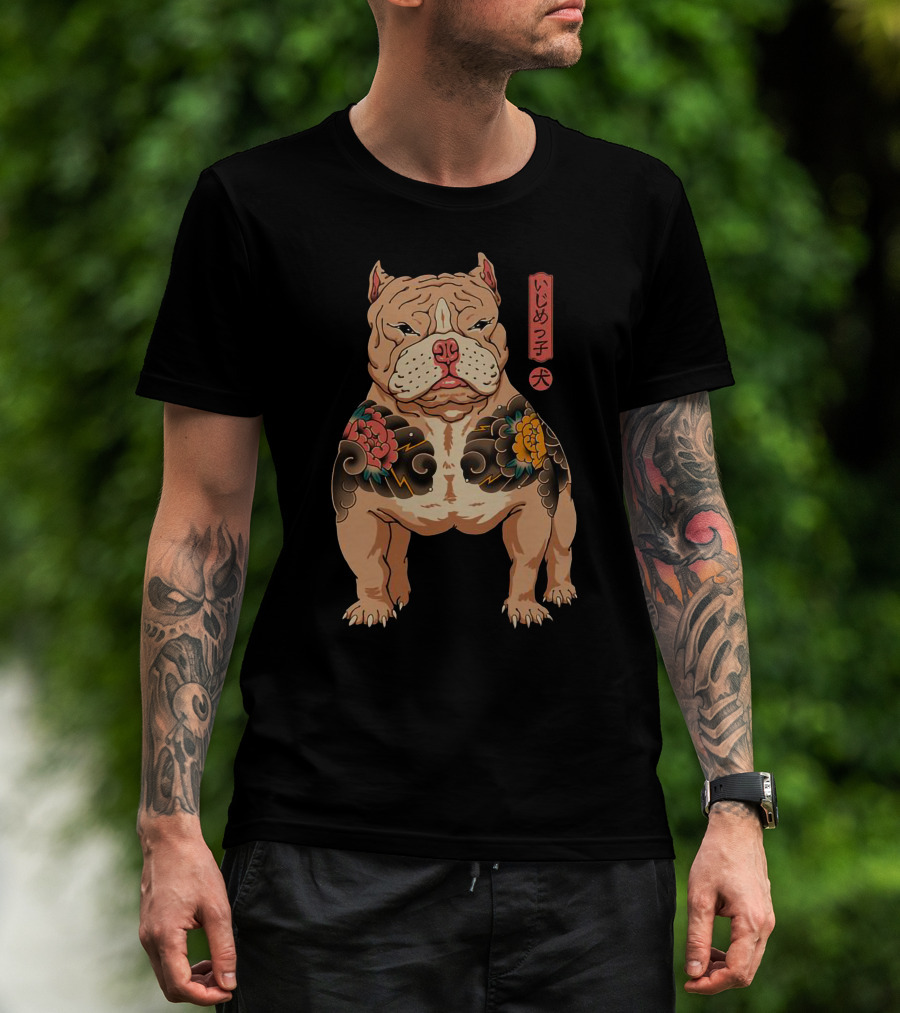 Hazbin Hotel Ijimekko Dog Tattoo T-Shirt