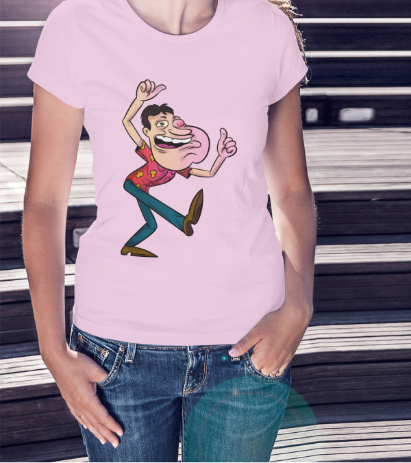 Family Guy Glenn Quagmire Psychedelic T-Shirt
