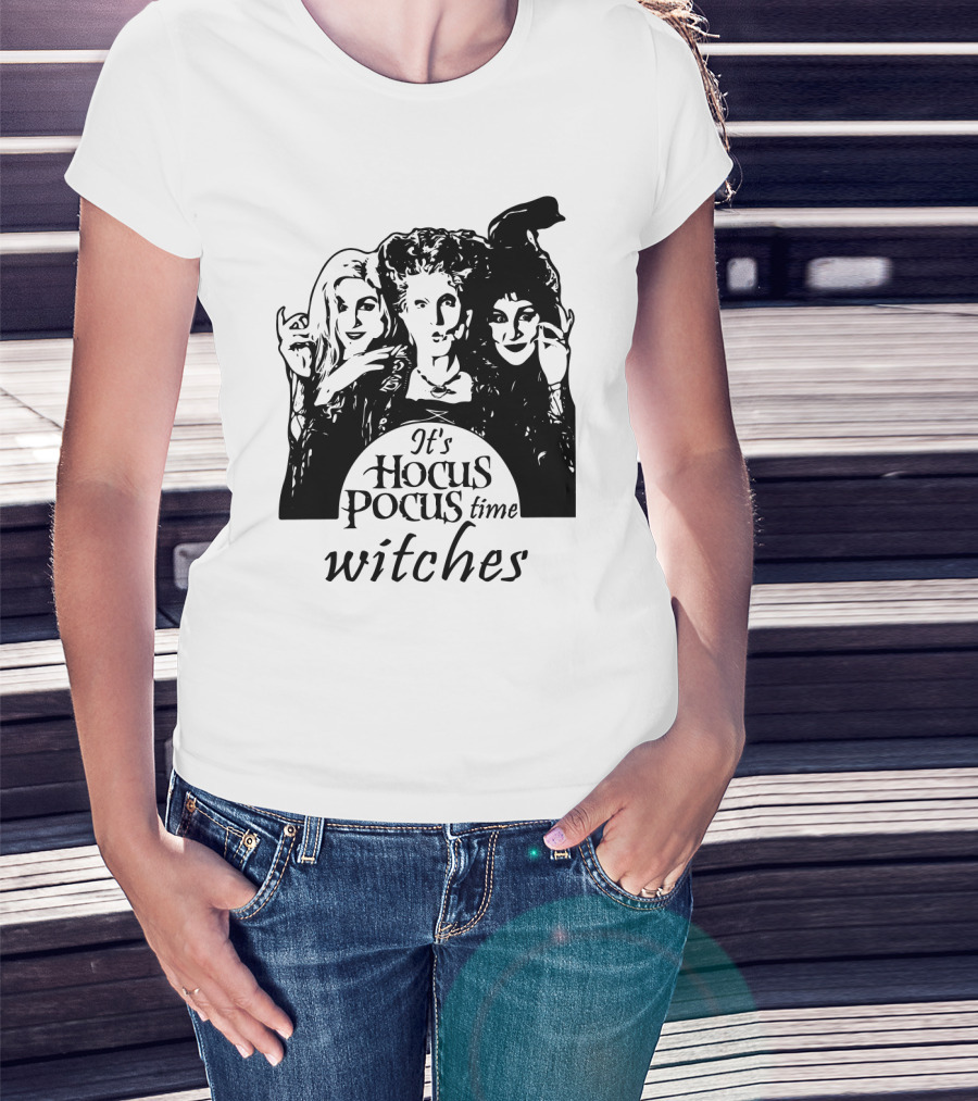 It's Hocus Pocus Time Witches T-Shirt
