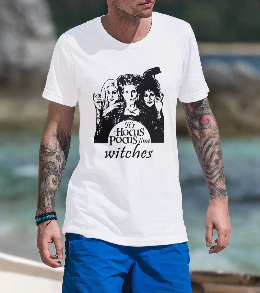 It's Hocus Pocus Time Witches T-Shirt