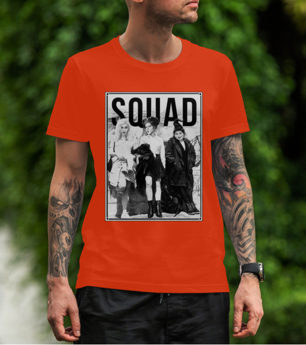 Squad Black And White Trio Vintage Style Hocus Pocus Aesthetic T-Shirt