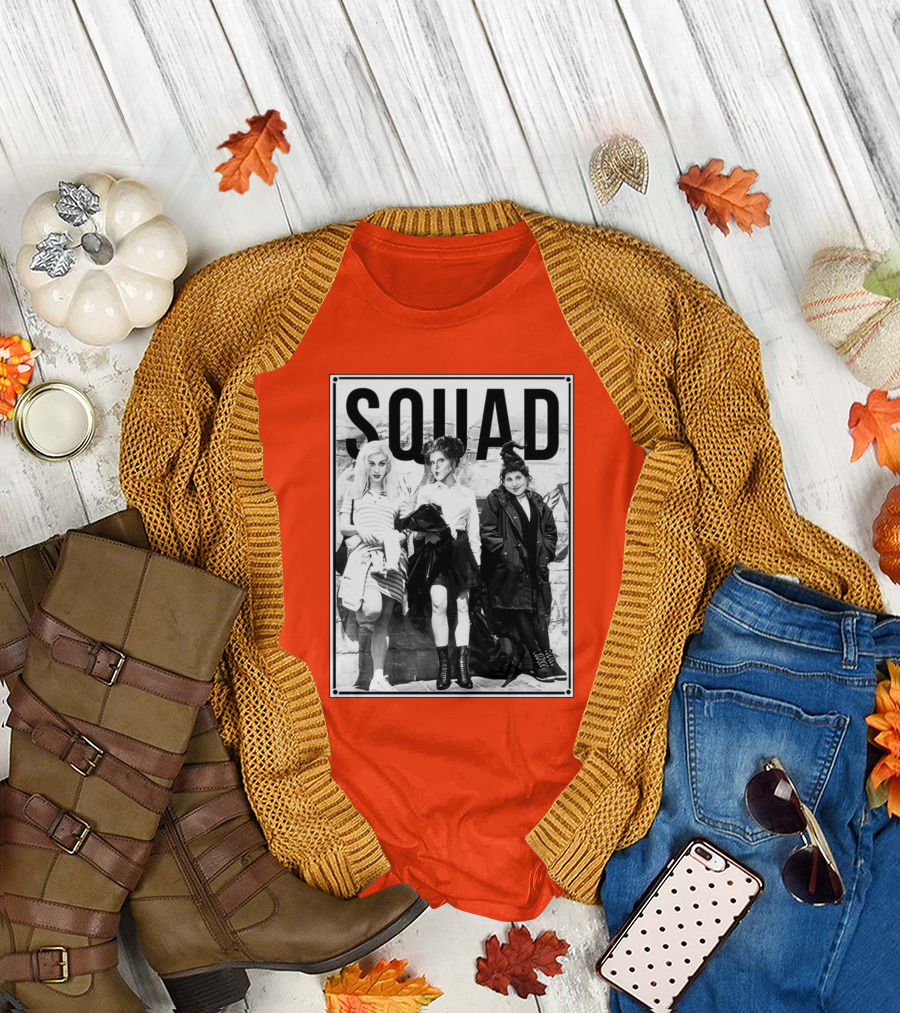 Squad Black and White Trio Vintage Style Hocus Pocus Aesthetic T-Shirt