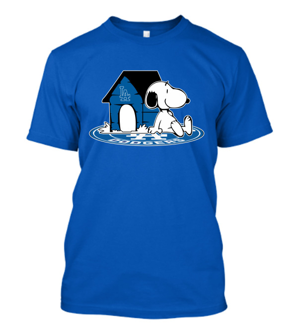 Snoopy Los Angeles Dodgers Fan Now And Forever T-Shirt